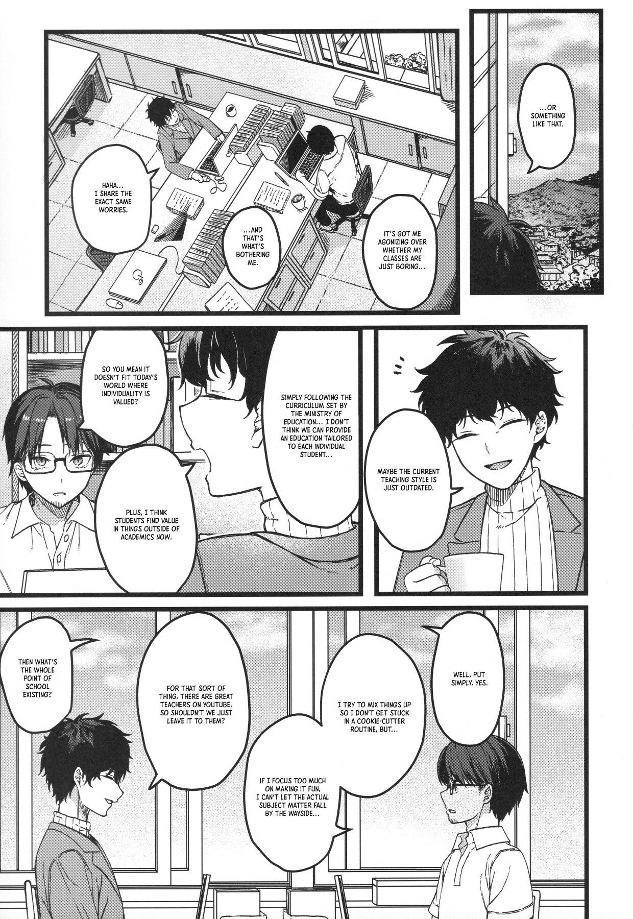 Hentai Manga Comic-The Lady with The Fragile Gaze...-Read-6